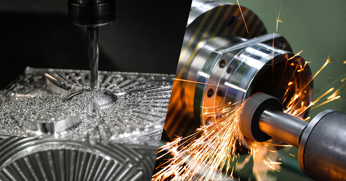 CNC Milling vs CNC Grinding